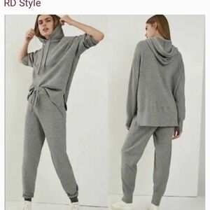 anthropology Hoodie and Jogger Set